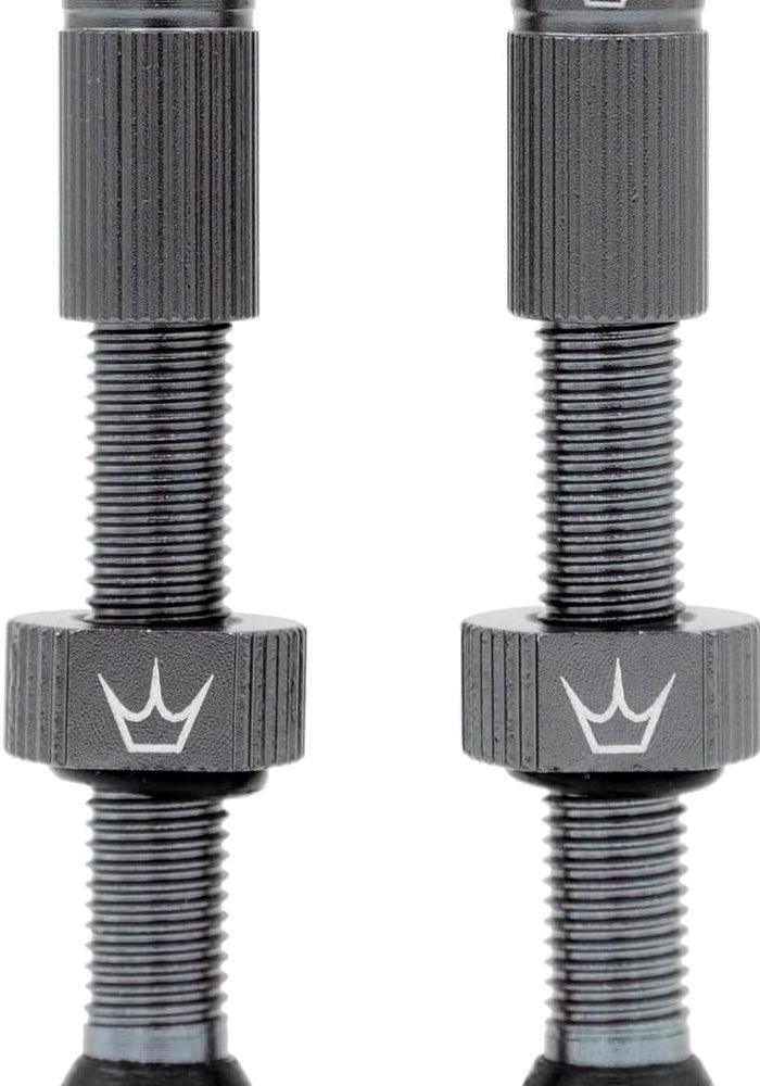 Peaty's Mk2 Tubeless Valves for Bicycles - 42mm, Slate - Image 1
