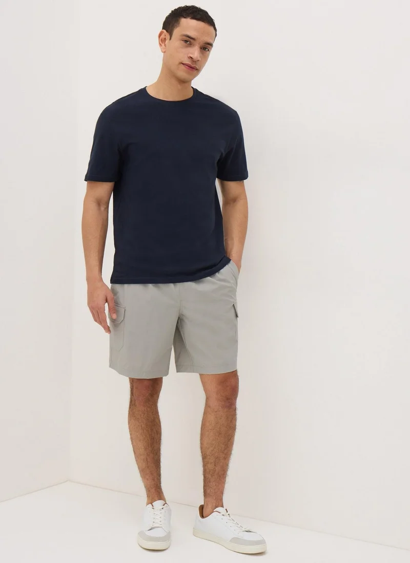 Matalan Ice Grey Smart Cargo Shorts