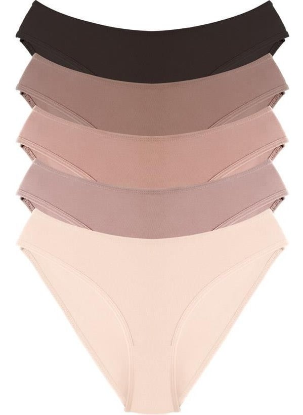 COTTONHILL - Women's Cotton Bikini Panties 5 Pack - Image 1