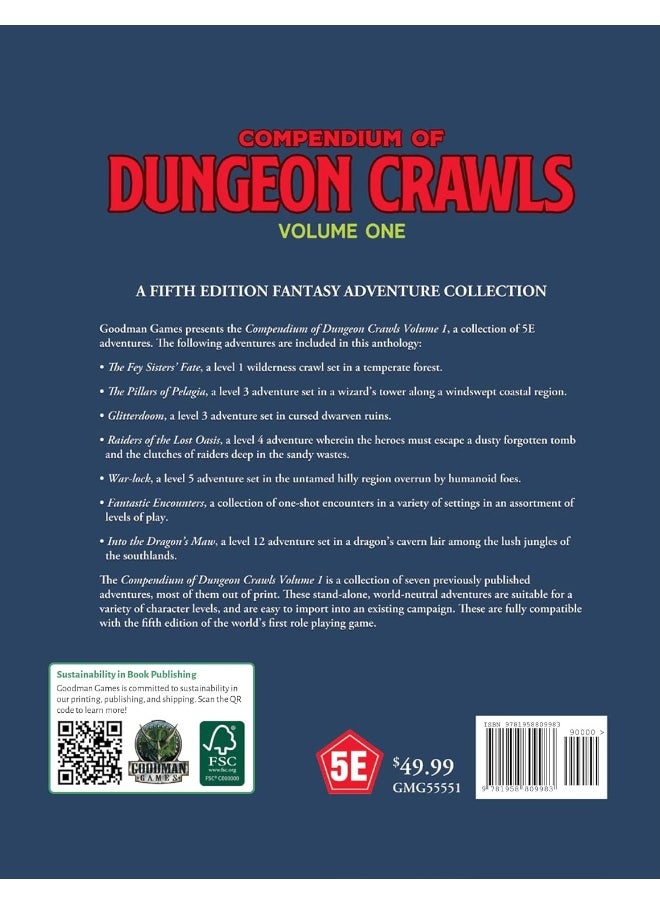 D&D 5E: Compendium of Dungeon Crawls Volume 1  - Image 4