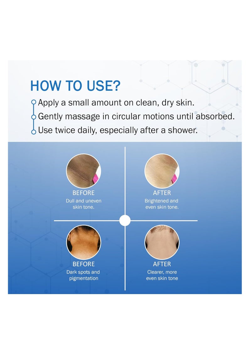 7 Days 7 Days Neck Cream for Acanthosis Nigricans | For Dark Body Parts Like Neck, Ankles, Knuckles, Armpits, Thighs, Elbows| Exfoliant 100gm  - Image 4