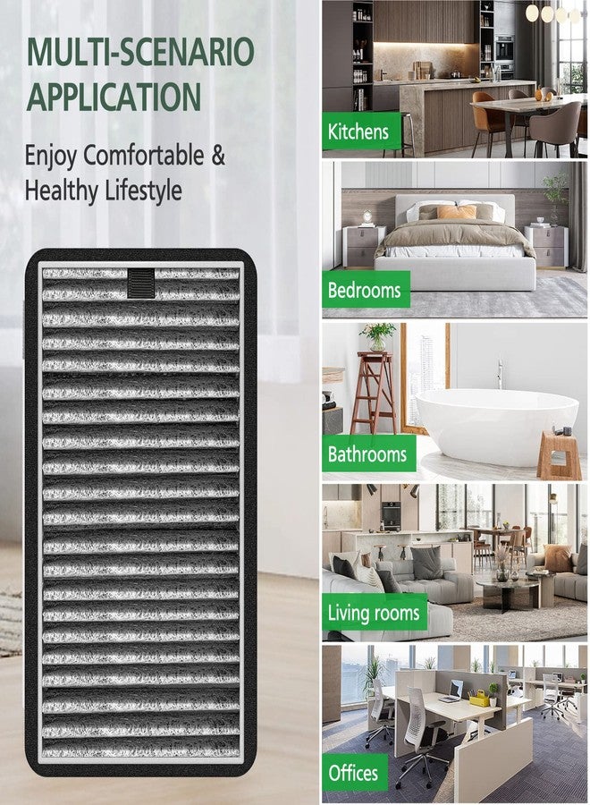 isinlive 8 Pack DSTx HEPA + Carbon Filters Replacement Compatible with Clarifion DSTx Mini Personal Portable Air Purifiers for Home, Bedroom and Pets, Works for Dust, Smoke,Odors and Airborne Particles - Image 5