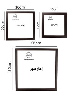 LOWHA Tabletop and Wall Photo Frame with Stand for Square Picture Wall Art  - Image 3