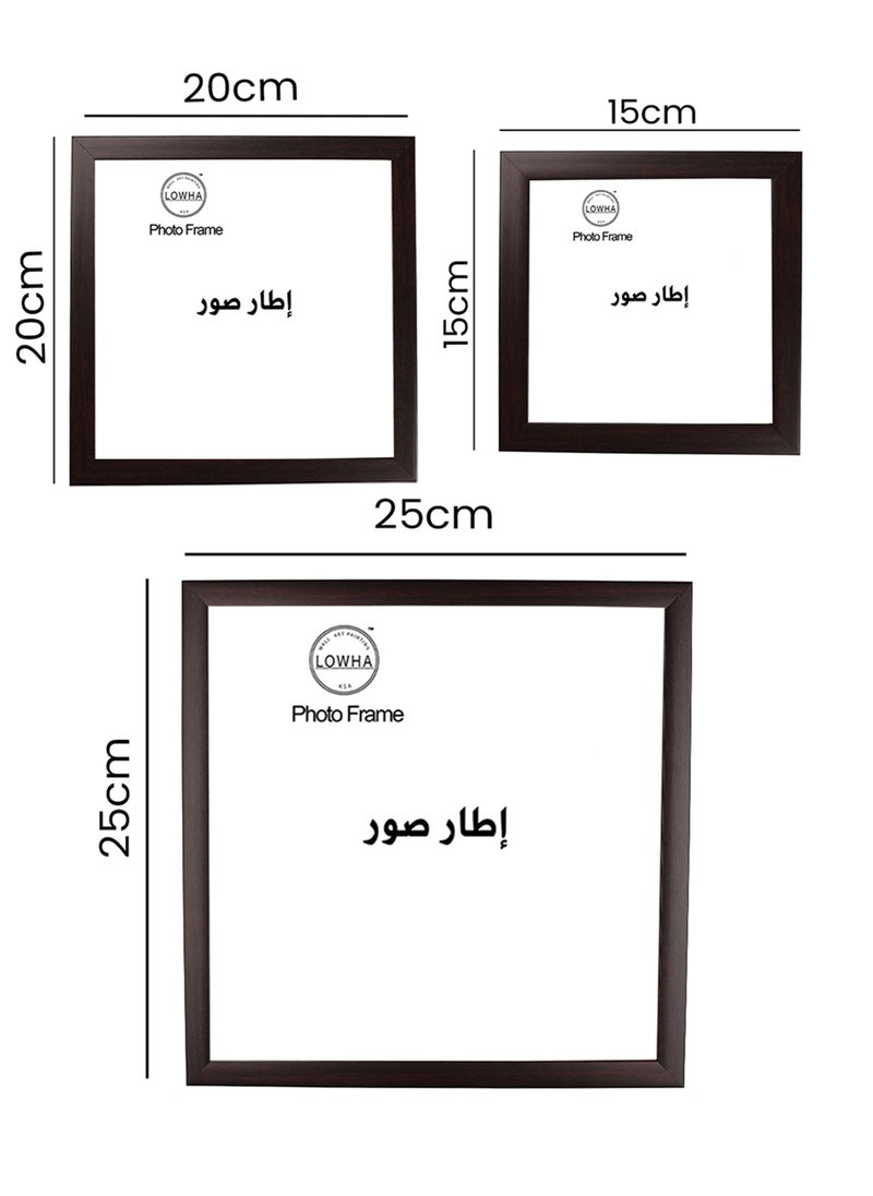 LOWHA - Tabletop and Wall Photo Frame with Stand for Square Picture Wall Art - Image 1