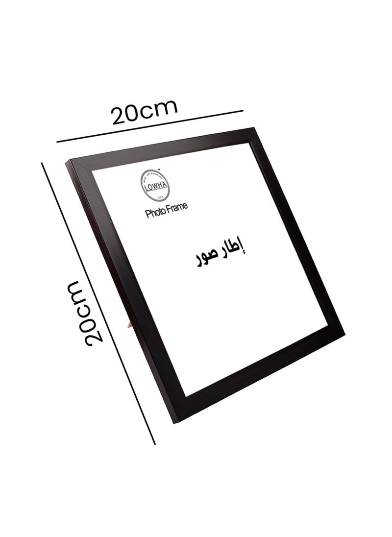 LOWHA - Tabletop and Wall Photo Frame with Stand for Square Picture Wall Art - Image 1