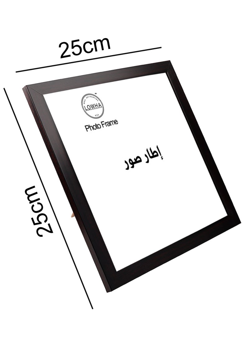 LOWHA - Tabletop and Wall Photo Frame with Stand for Square Picture Wall Art - Image 1