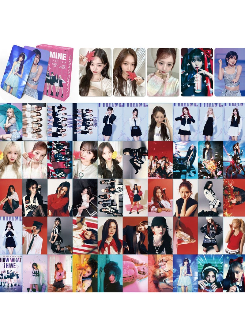 NIBEMINENT 55 Pcs IVE I’ve IVE Kpop Lomo Cards Card For Fans Collection Gifts - Image 1
