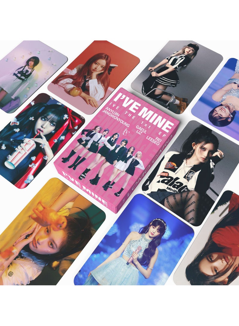 NIBEMINENT 55 Pcs IVE I’ve IVE Kpop Lomo Cards Card For Fans Collection Gifts - Image 2