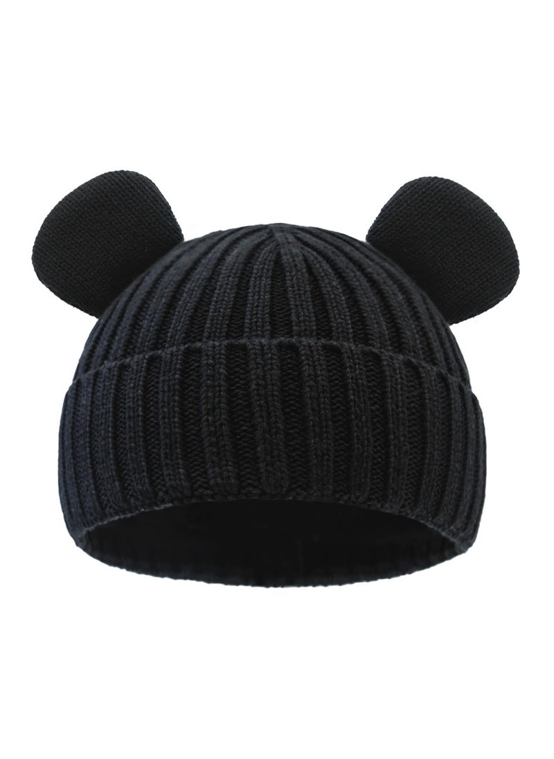 SYOSI - Warm Winter Beanie for Boys and Girls, Cute Knit Hat for Kids - Image 1