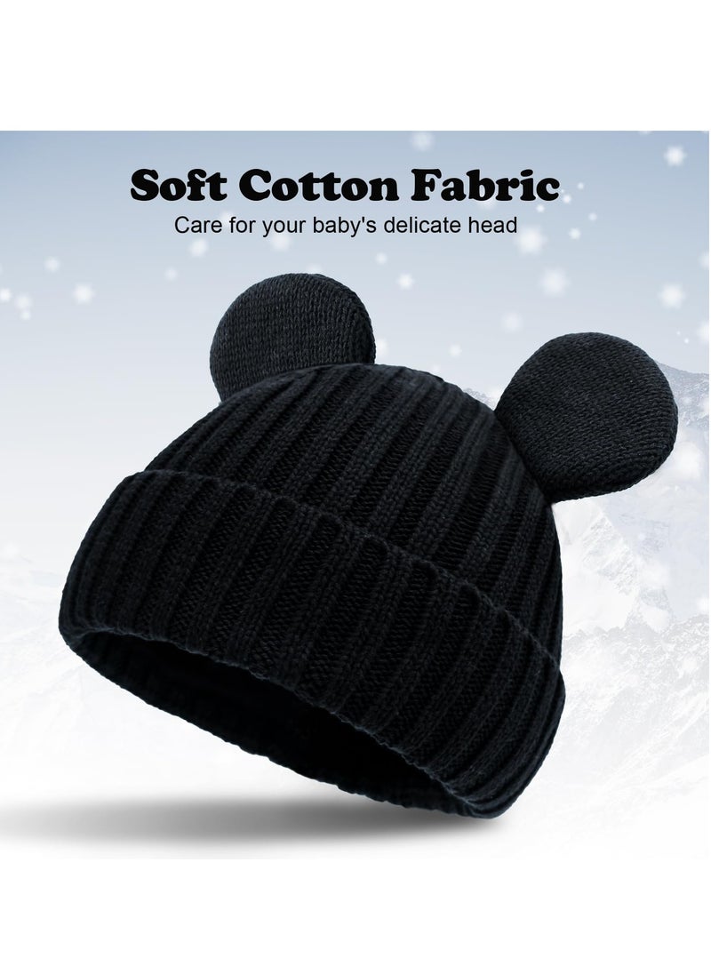 SYOSI - Warm Winter Beanie for Boys and Girls, Cute Knit Hat for Kids - Image 1