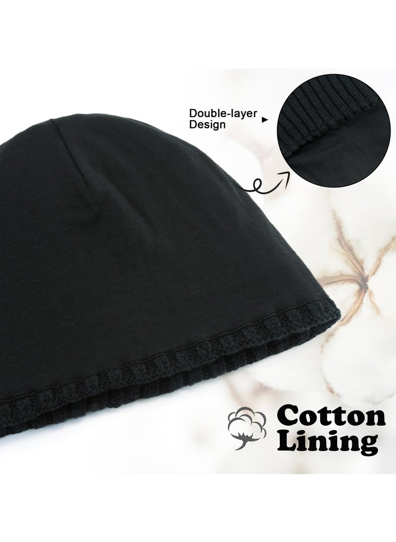 SYOSI - Warm Winter Beanie for Boys and Girls, Cute Knit Hat for Kids - Image 1