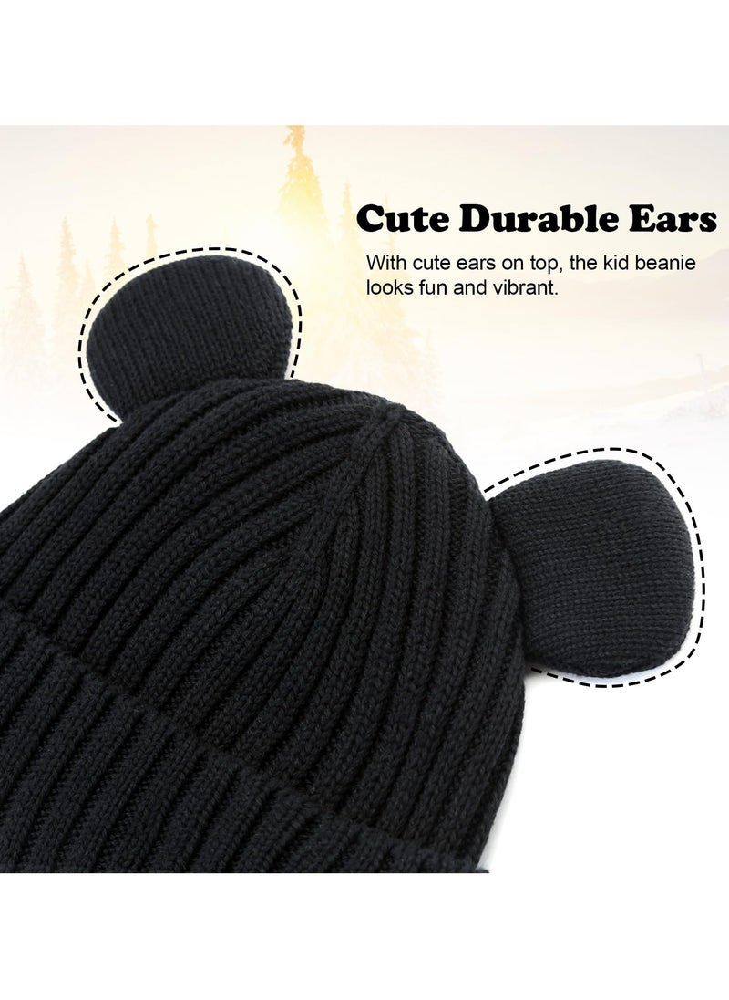 SYOSI - Warm Winter Beanie for Boys and Girls, Cute Knit Hat for Kids - Image 1