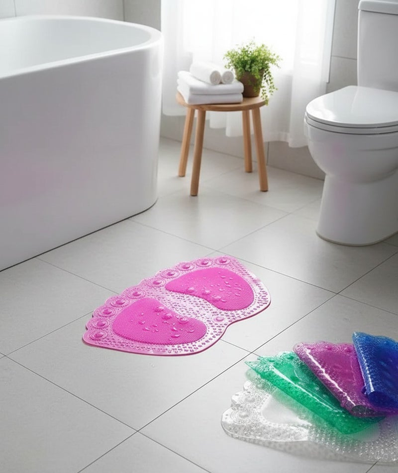 سبيس شوب دواسة حمام ضد الانزلاق شكل القدم - Image 1