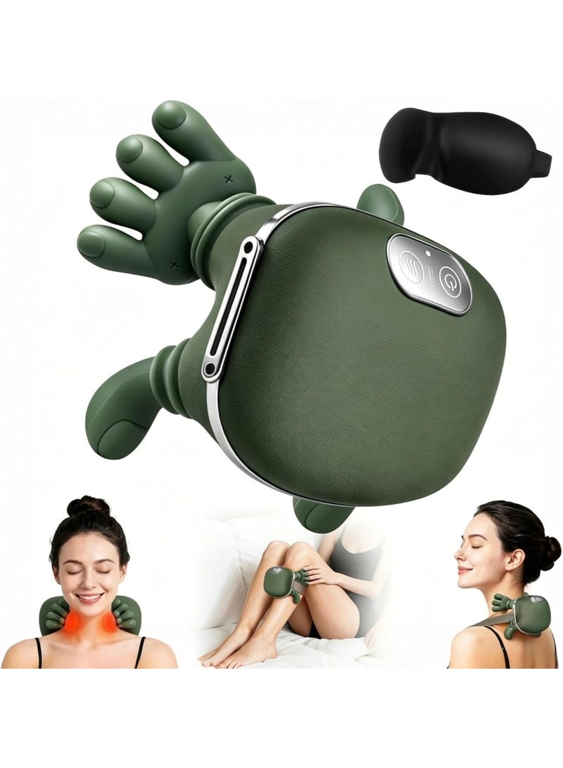 SUNEX Wireless Neck and Back Shoulder Massager with Heat, 8D Kneading Deep Tissue - Image 4