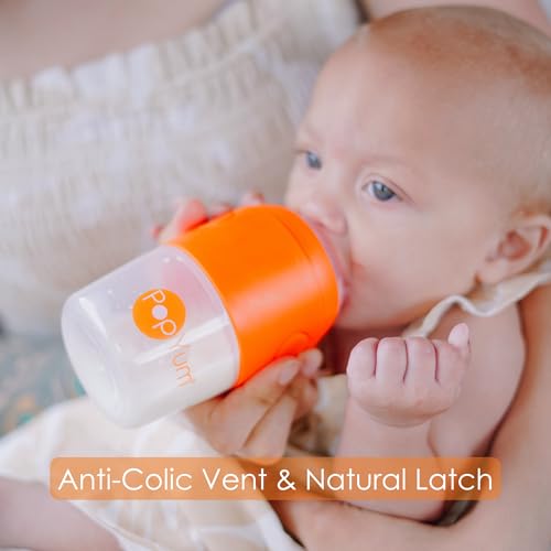 PopYum Stage 3 Fast Flow AntiColic Nipples 2Pack 6 Months 100 Soft Silicone Natural Latch BreastLike Bottle Replacement Nipple - Image 3