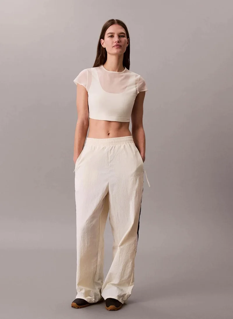 Calvin Klein  Cropped Performance Mesh Sports Bra Top for Women | Best Price UAE