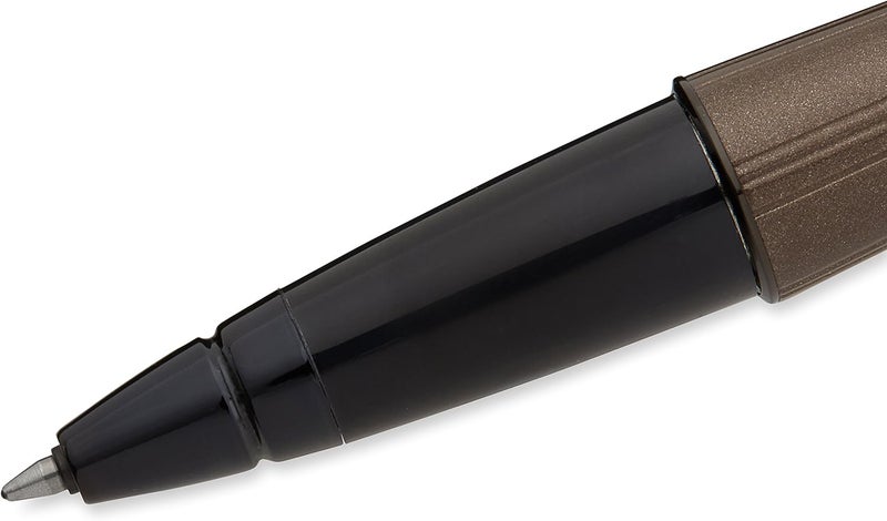 باركر Parker Urban Premium Metallic Brown Rollerball Pen with Medium Black Refill - Image 3