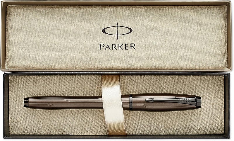 باركر Parker Urban Premium Metallic Brown Rollerball Pen with Medium Black Refill - Image 2