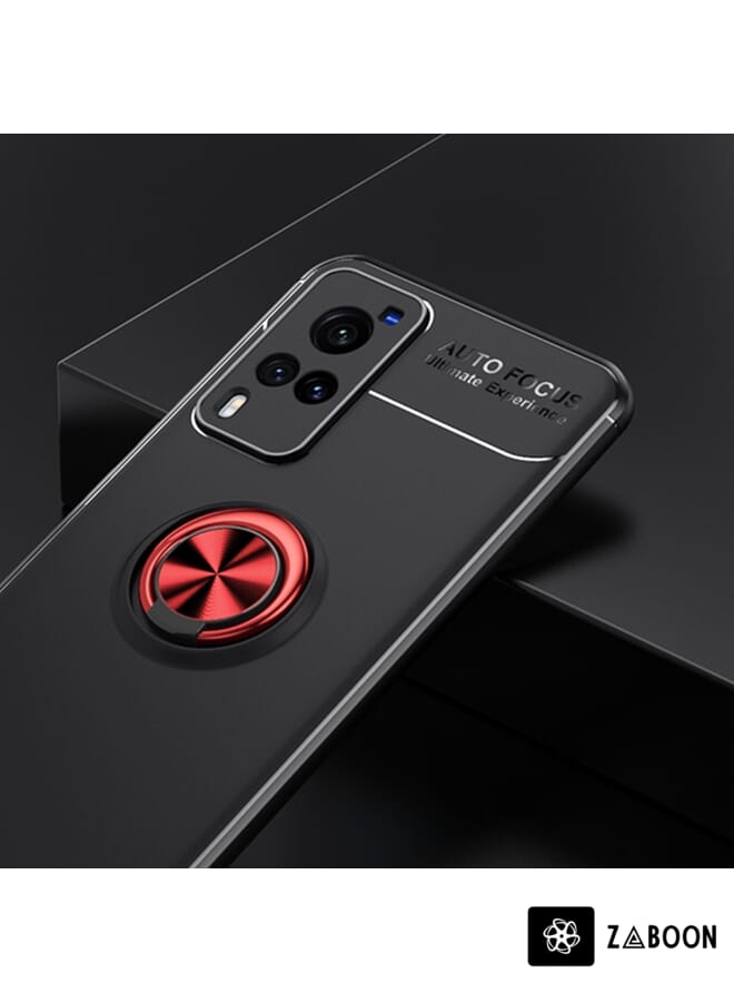 Zaboon Protective Case Cover For vivo Y51 2020 Metal Ring Holder 360 Degree Rotating TPU Case - Image 2