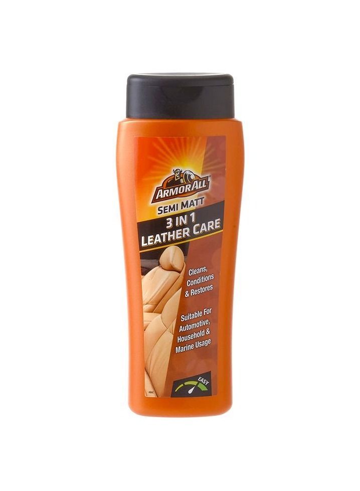 ARMOR ALL Armorall 3 ln 1 Leather Care Semi Matt Suitable For Automotive House Hold Marine Use 250 ml - Image 1