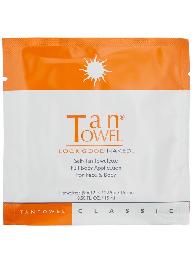 tan towel - Tan Towel Tan Towel Full Body Classic 5 Pack 0.5 Fl Oz Each - Image 1
