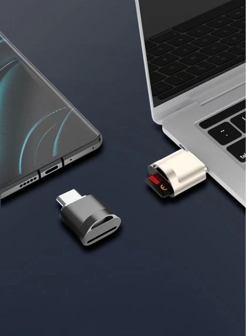Type-C card reader Supports high-speed reading of TF/SD cards  - Image 2