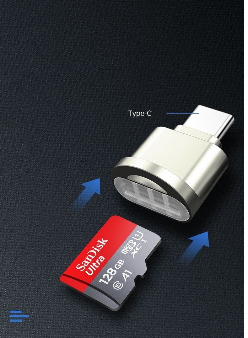 Type-C card reader Supports high-speed reading of TF/SD cards  - Image 3
