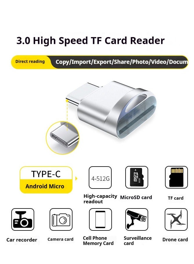 Type-C card reader Supports high-speed reading of TF/SD cards  - Image 4