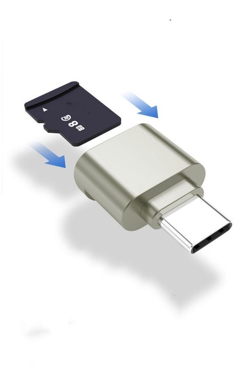 Type-C card reader Supports high-speed reading of TF/SD cards