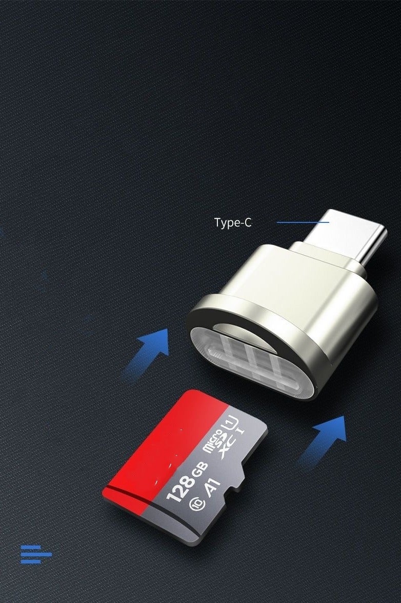 Type-C card reader Supports high-speed reading of TF/SD cards  - Image 3