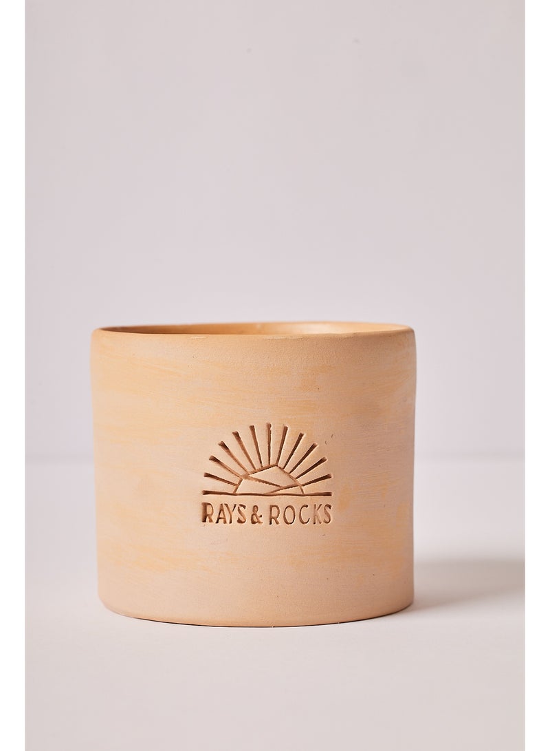 Rays & Rocks Mosquito Repellent Citronella Soy Wax Candle - Image 2