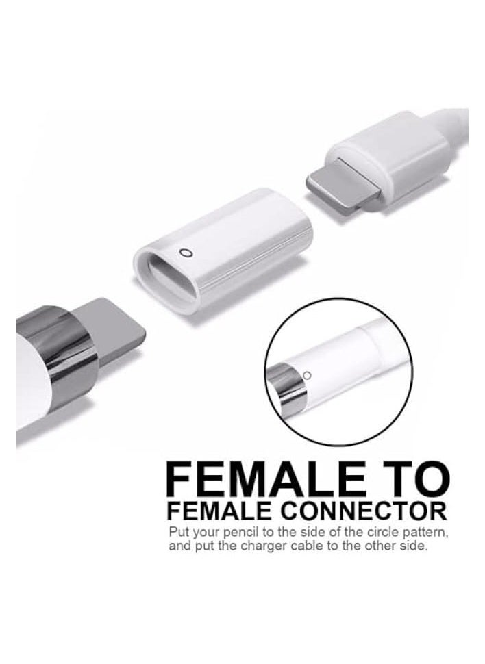 PROMASS 8 Pin Charging Adapter ABS Lighting Female To Female Converter Adapter compatible with iPad Pro Stylus and Apple Pencil charger Accessories  - Image 4
