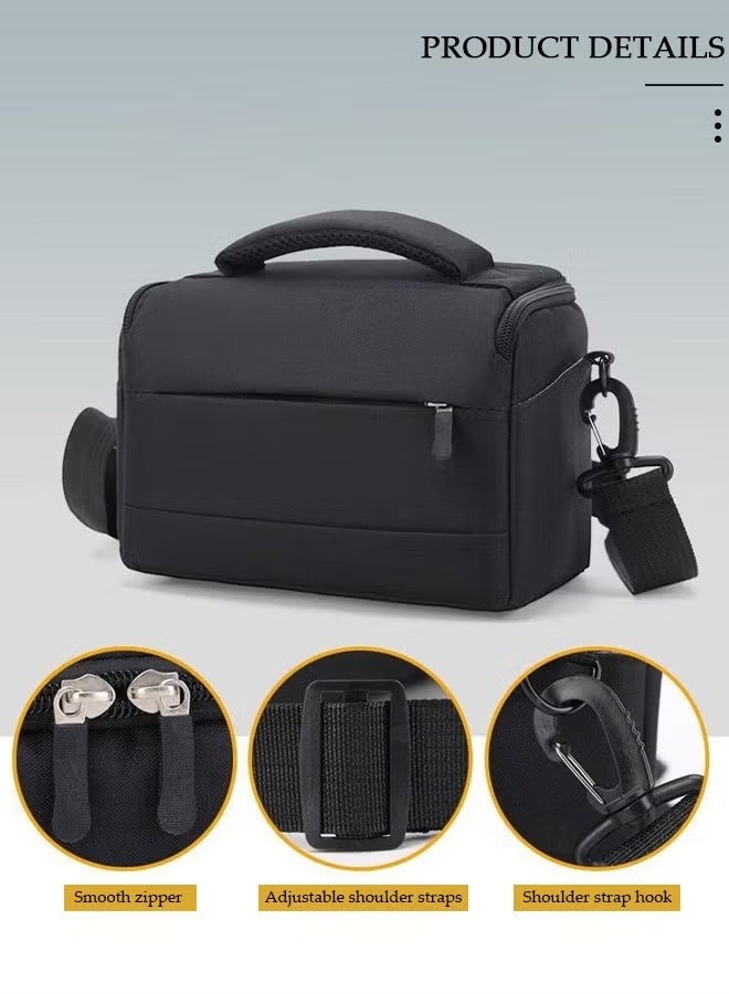 YelaJoy Padded Waterproof Camera Shoulder Bag for Photographers - Protective Bag for SLR/DSLR Cameras, Lenses & Accessories - Image 4