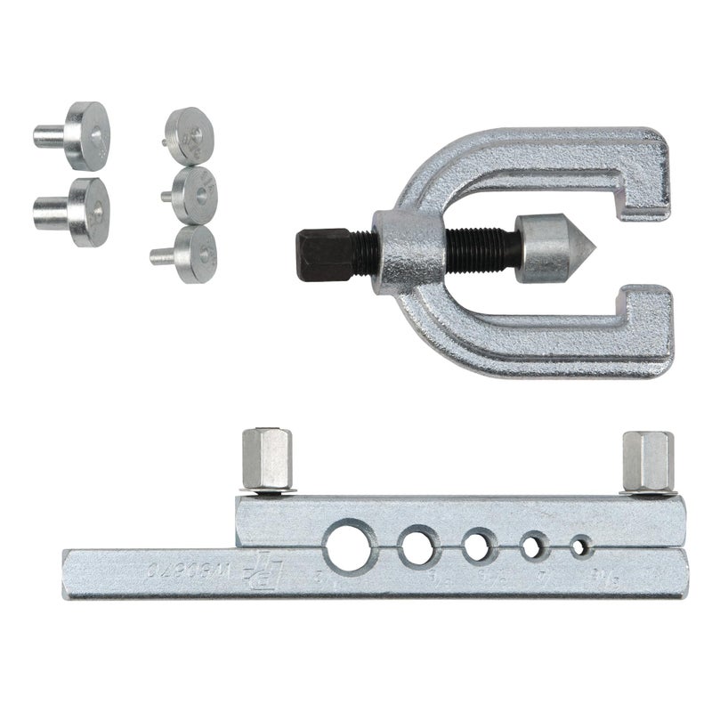 Performance Tool W80670 7Pc Flaring Tool Set for 3/16, 1/4, 5/16, 3/8 and 1/2-Inch O.D. tubing sizes with Lever Lock Flaring Bar and Storage Case - Image 4