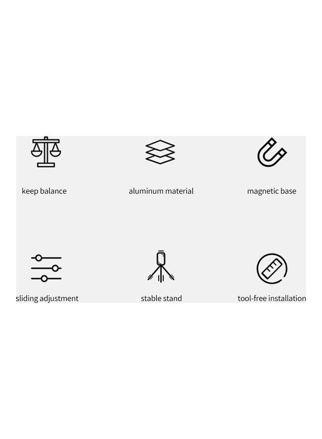 Gm962 Aluminum Vertical Graphics Card Holder Double Support Jack Bracket Desktop Pc Case Silver - Image 2