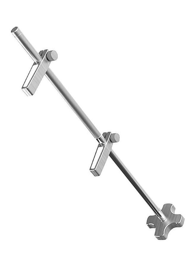 Gm962 Aluminum Vertical Graphics Card Holder Double Support Jack Bracket Desktop Pc Case Silver - Image 3