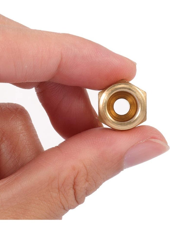 Brass 10pcs 1/4-Inch NPT Male Industrial Air Hose Quick Connect Adapter,Air Coupler and Plug Kit,Air Compressor Fittings (Male NPT) - Image 5