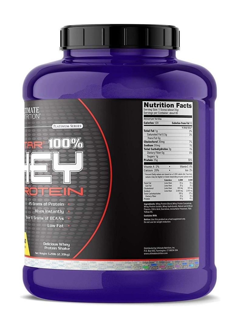ULTIMATE NUTRITION - ULTIMATE NUTRITION PROSTAR 100% WHEY PROTEIN, Mango, 2.39kg - Image 1