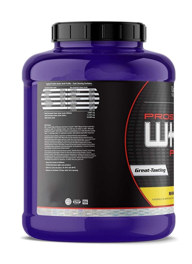 ULTIMATE NUTRITION - ULTIMATE NUTRITION PROSTAR 100% WHEY PROTEIN, Mango, 2.39kg - Image 1