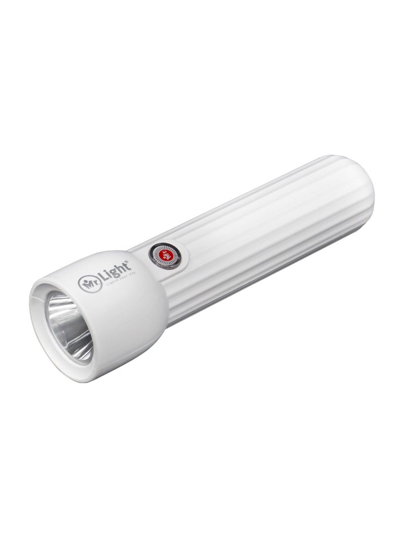 Mr. Light - Ultra Bright Rechargeable LED Torch Flashlight Small Size And Long Working Time Compact Handheld Torchlight for Camping Hiking and Emergencies - Image 1