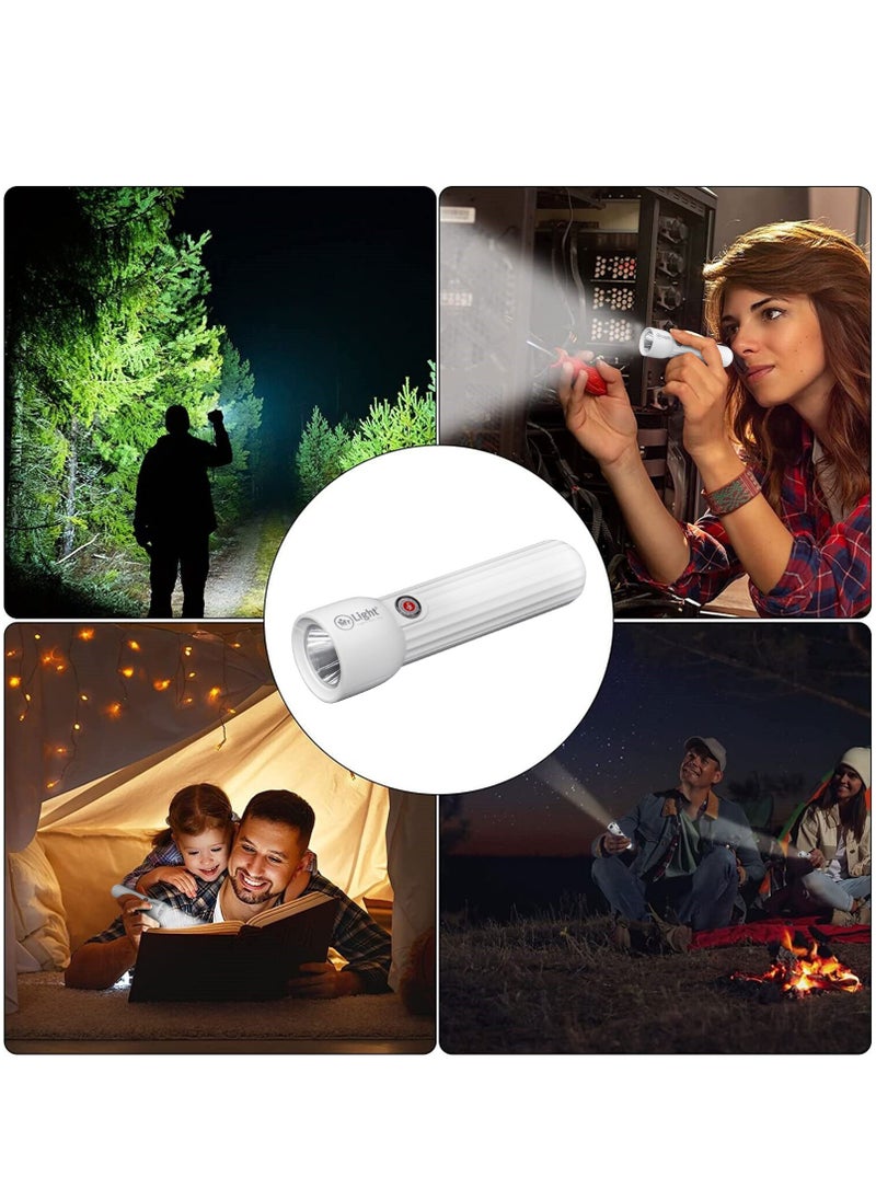 Mr. Light - Ultra Bright Rechargeable LED Torch Flashlight Small Size And Long Working Time Compact Handheld Torchlight for Camping Hiking and Emergencies - Image 1