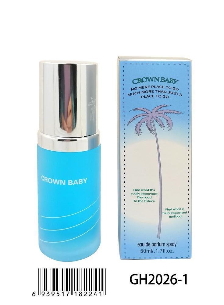 Crown Baby Powder Blue Perfume 50ml - Image 2