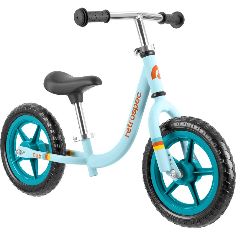 Retrospec Cub 2 Toddler 12 Balance Bike 18 Months 3 Years Old No Pedal Beginner Kids Bicycle for Girls Boys FlatFree Tires Adjustable Seat Durable Frame