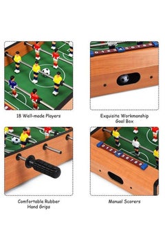 REXA Portable Soccer Table with 6 Handles, Easy to Assemble, Suitable for Family Party, Game Room, Entertainment for Adults and Kids 69 * 37 * 22.5cm  - Image 4