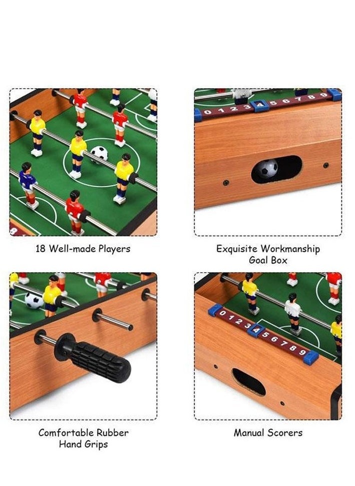 REXA - Portable Soccer Table with 6 Handles, Easy to Assemble, Suitable for Family Party, Game Room, Entertainment for Adults and Kids 69 * 37 * 22.5cm - Image 1