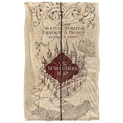 LOGOVISION Harry Potter Marauder's Map Officially Licensed Silky Touch Super Soft Throw Blanket 36" x 58" - Image 2