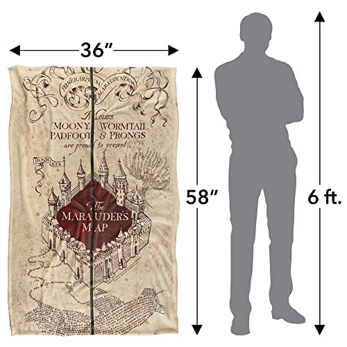 LOGOVISION Harry Potter Marauder's Map Officially Licensed Silky Touch Super Soft Throw Blanket 36" x 58" - Image 5