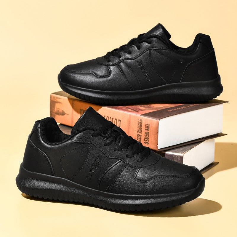 Work Shoes Catering Chef Shoes Non-Slip Waterproof Oil-Proof Breathable Special Black Casual Kitchen Men''s 48 Large Size - Image 2