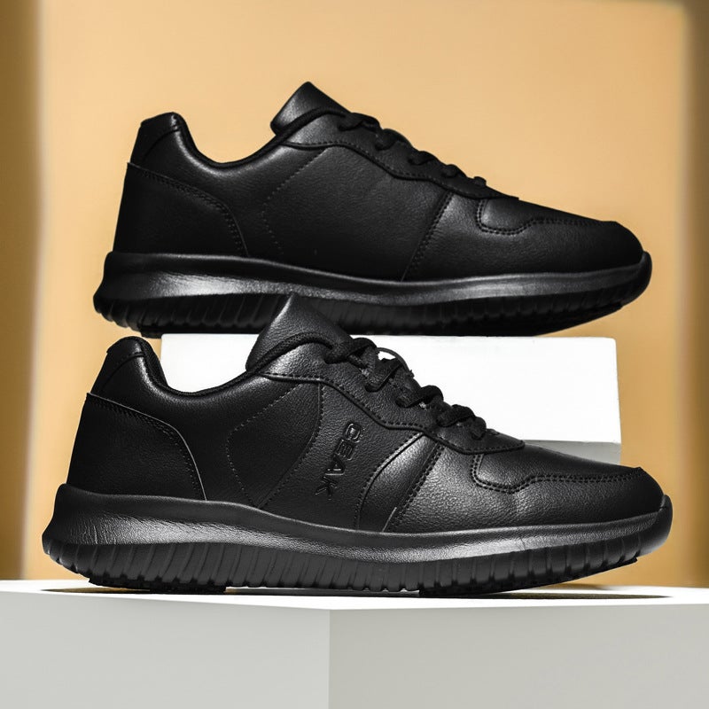 Work Shoes Catering Chef Shoes Non-Slip Waterproof Oil-Proof Breathable Special Black Casual Kitchen Men''s 48 Large Size - Image 3