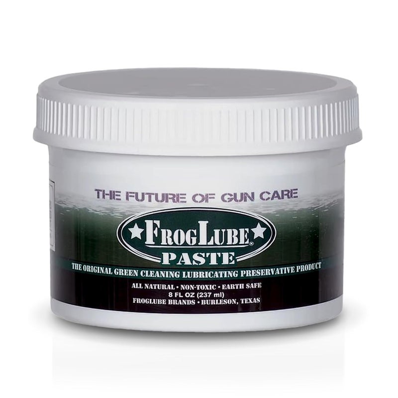 FrogLube Paste - Gun Grease - Gun Lubricant - Metal Absorbing Gun Oil Lubricating Paste - Non-Toxic Gun Lube - Owned & Developed by Retired Navy Seal (8oz) - Image 1